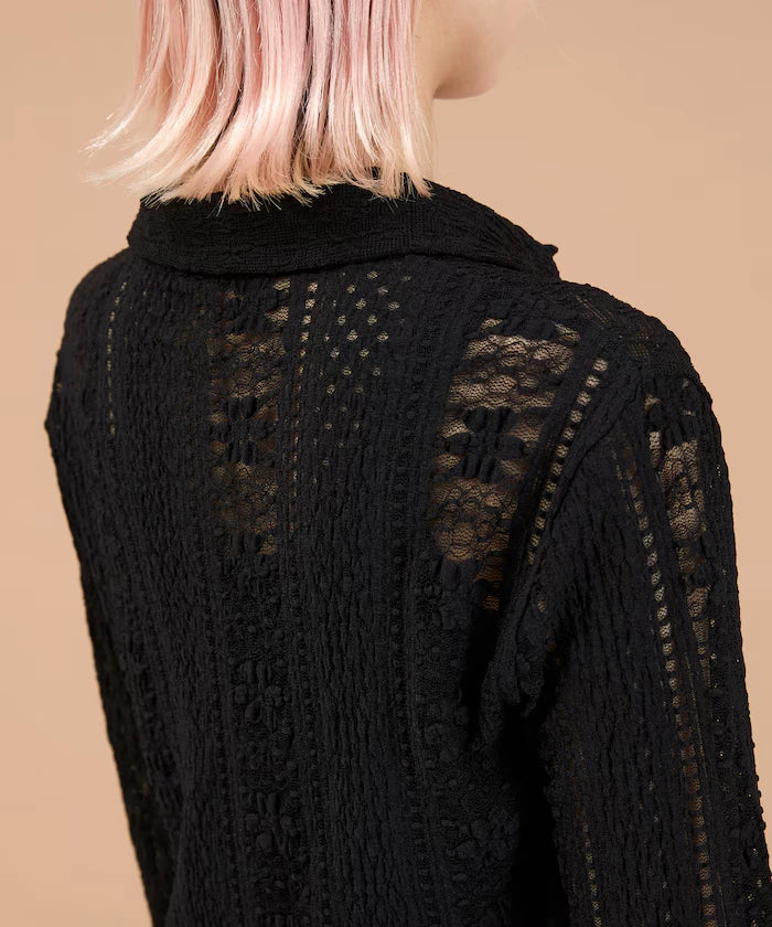 Floral Cut Lace Shirt