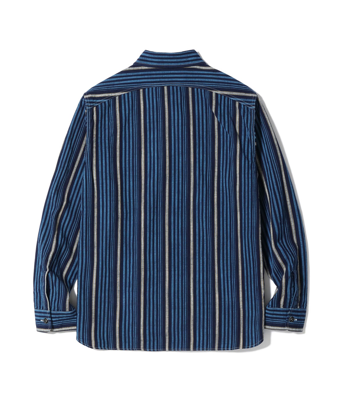 FICTION ROMANCE 5.5oz. INDIGO STRIPE WORK SHIRT