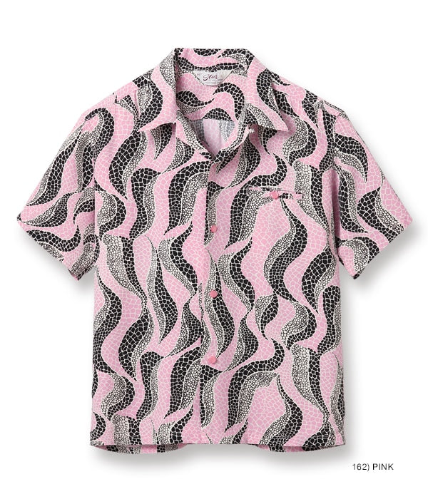 HIGH DENSITY RAYON OPEN SHIRT “ABSTRACT”