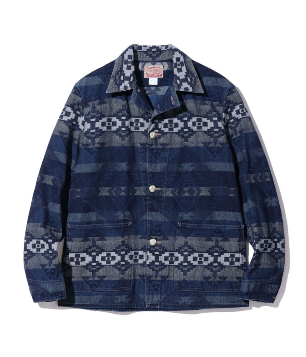 NATIVE AMERICAN COTTON JACQUARD JACKET