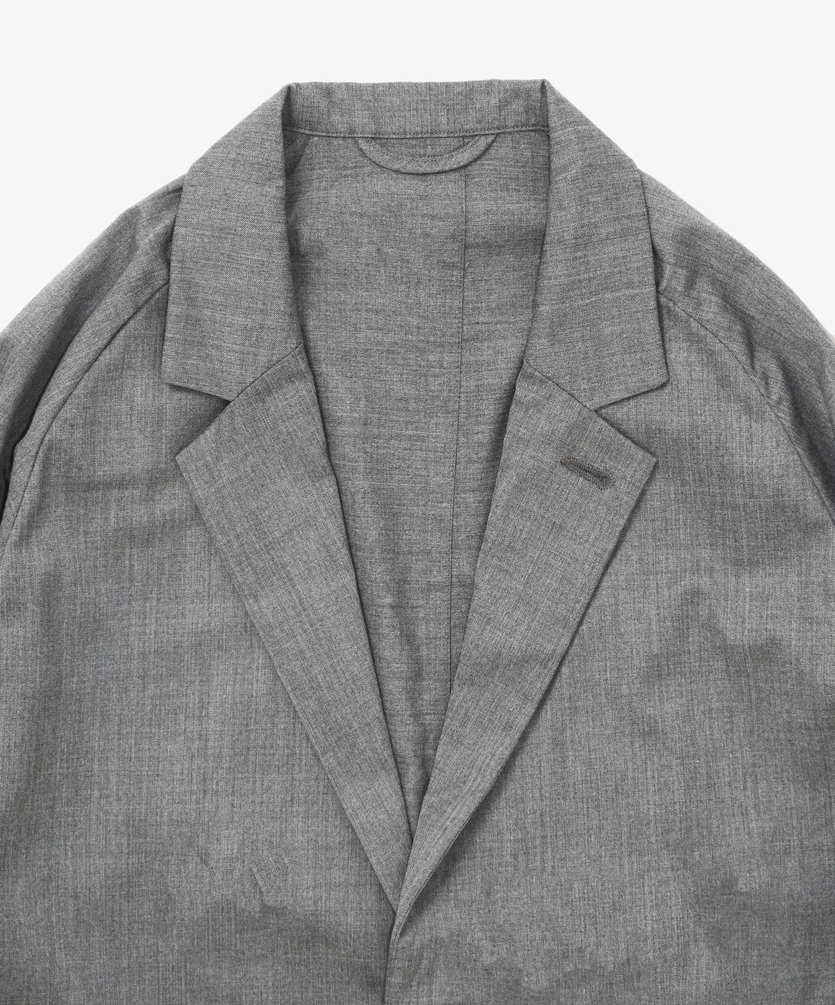 veste two button grey twill