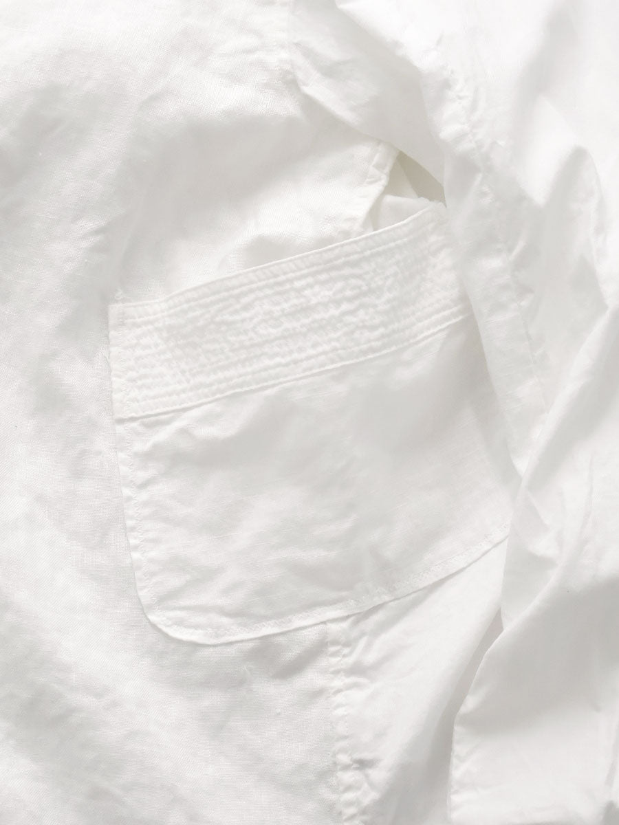 Cotton × Linen Patchwork Kathmandu Shirt