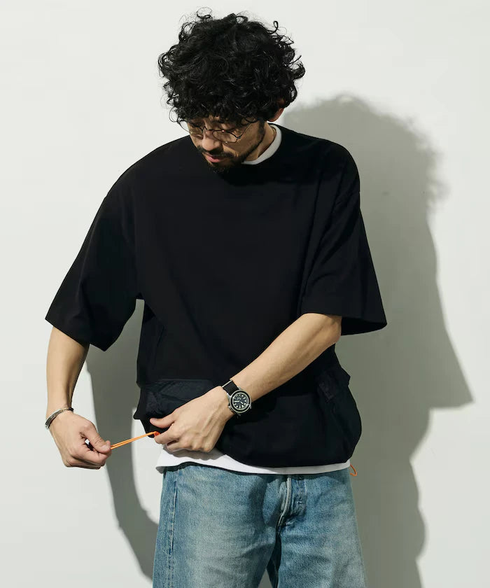 6 Ounce Side Pocket Spindle Short Sleeve T-Shirt / Big Silhouette