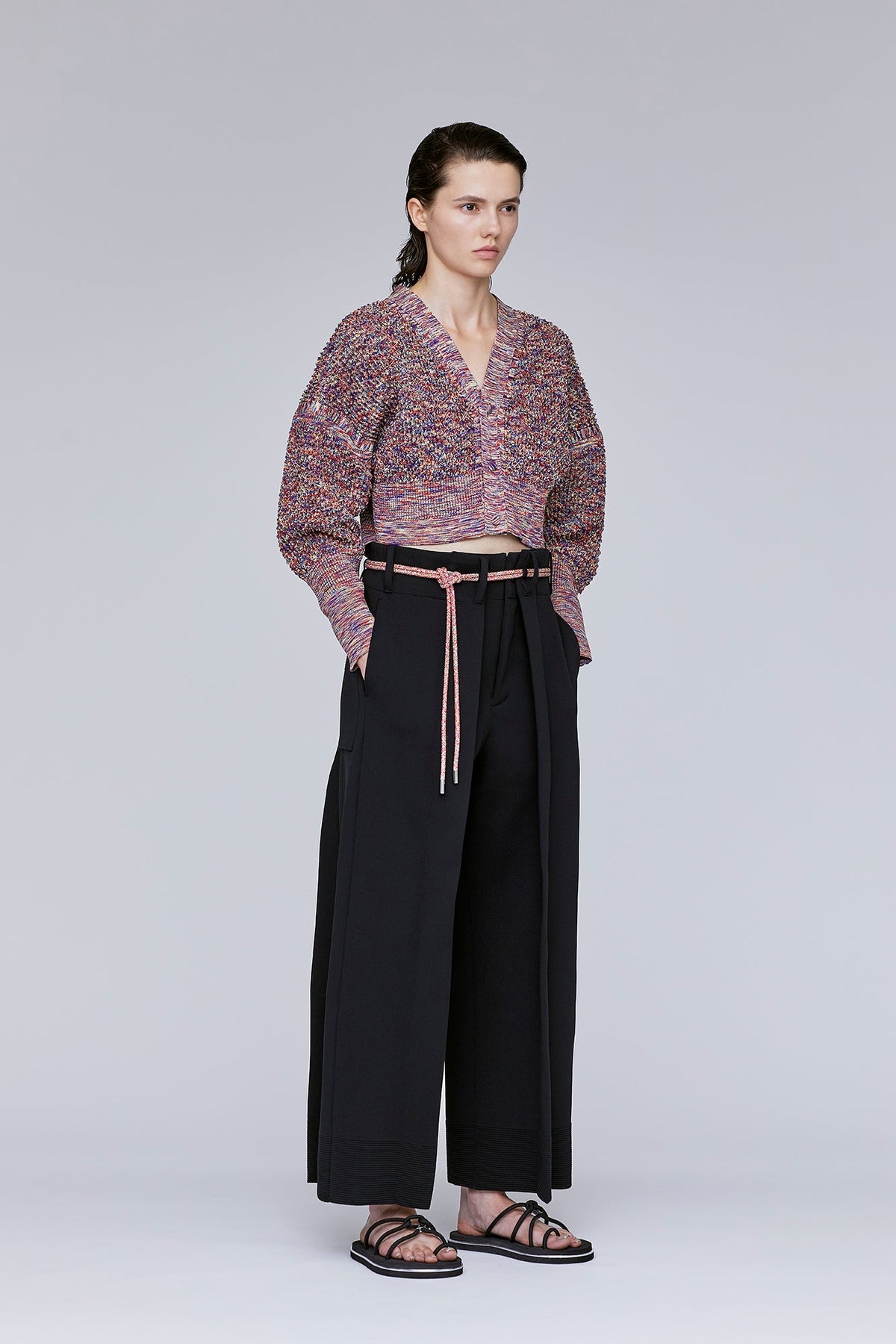 MILAN CREASE WIDE STRAIGHT PANTS
