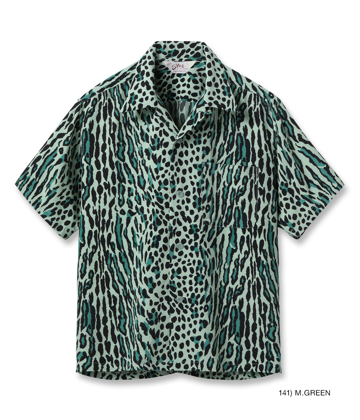 High Density Rayon Open Shirt Ocelot