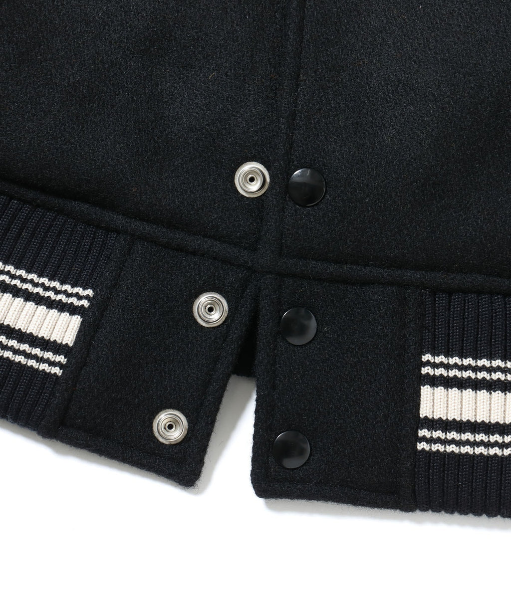 30oz. WOOL MELTON AWARD JACKET “SOLID”