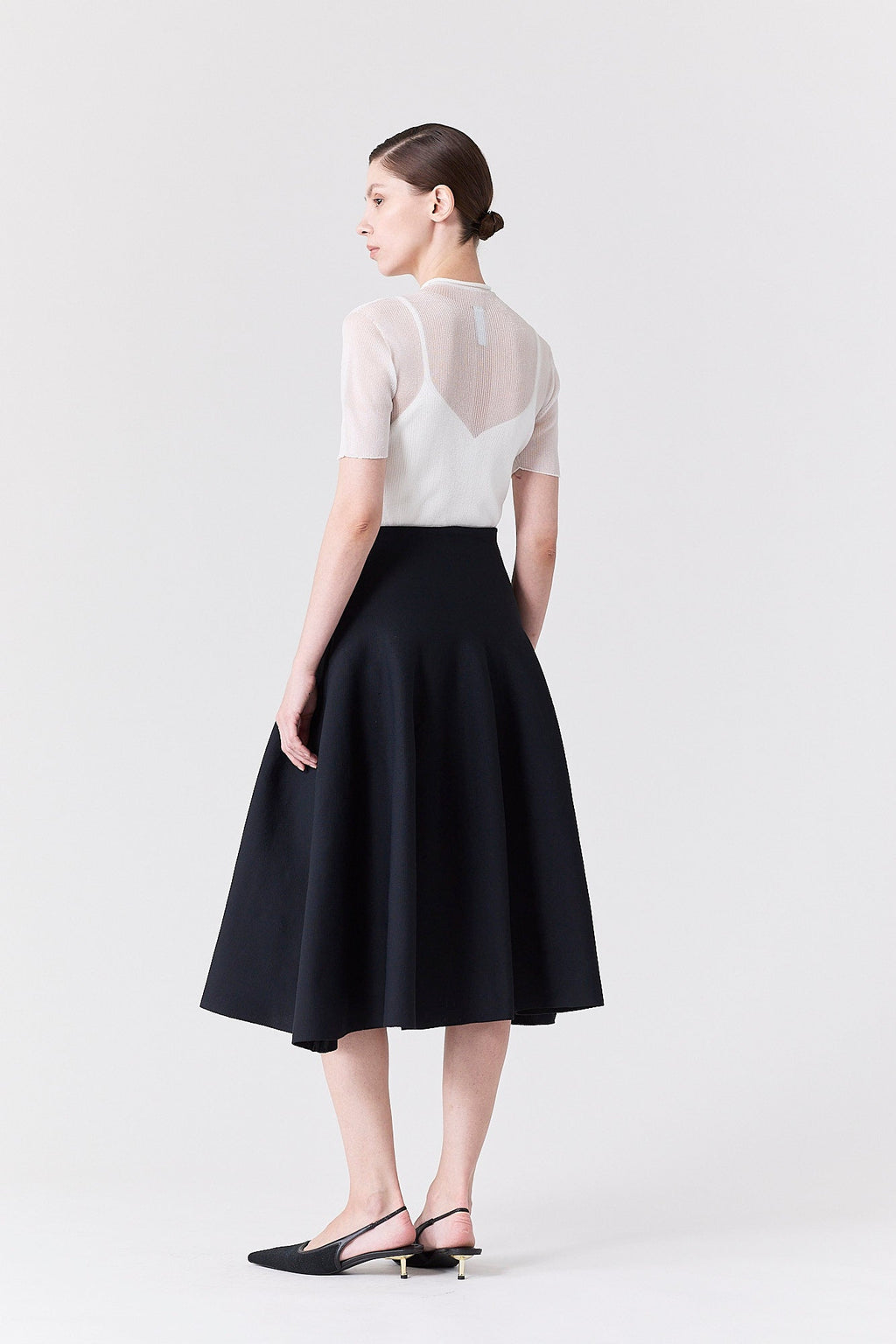MILAN MIDI FLARE SKIRT