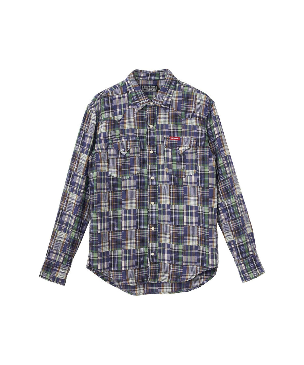 Double Gauze Check Western Shirt