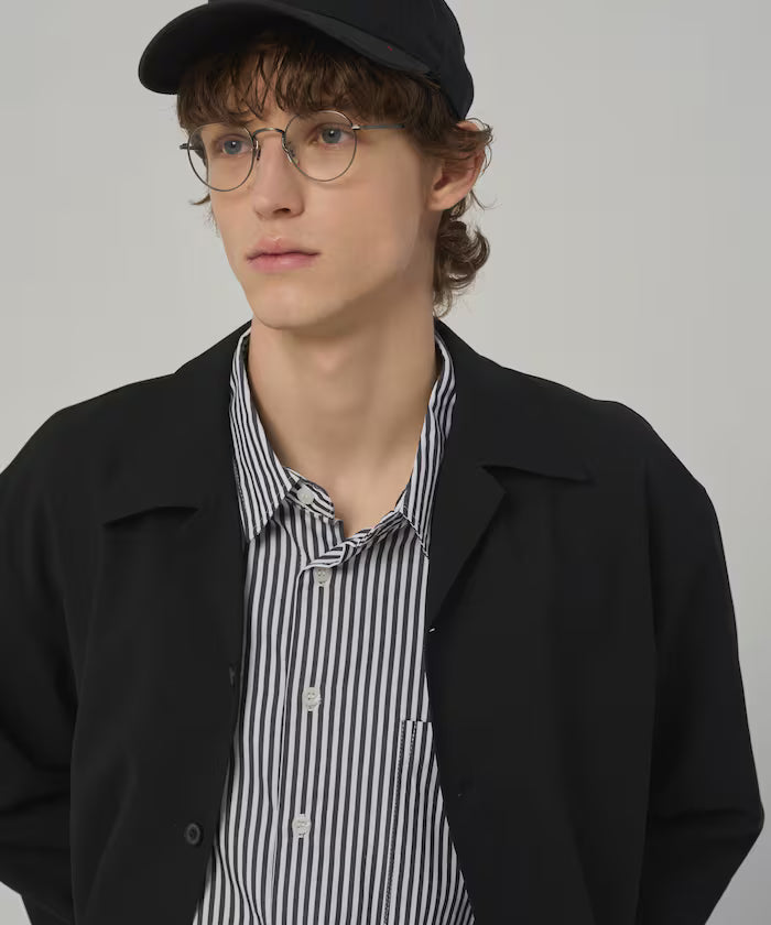 Functional Material Oversized CPO Shirt & Wide Easy Pants Setup / Washable / UV Cut / Quick Dry / Contact Cooling