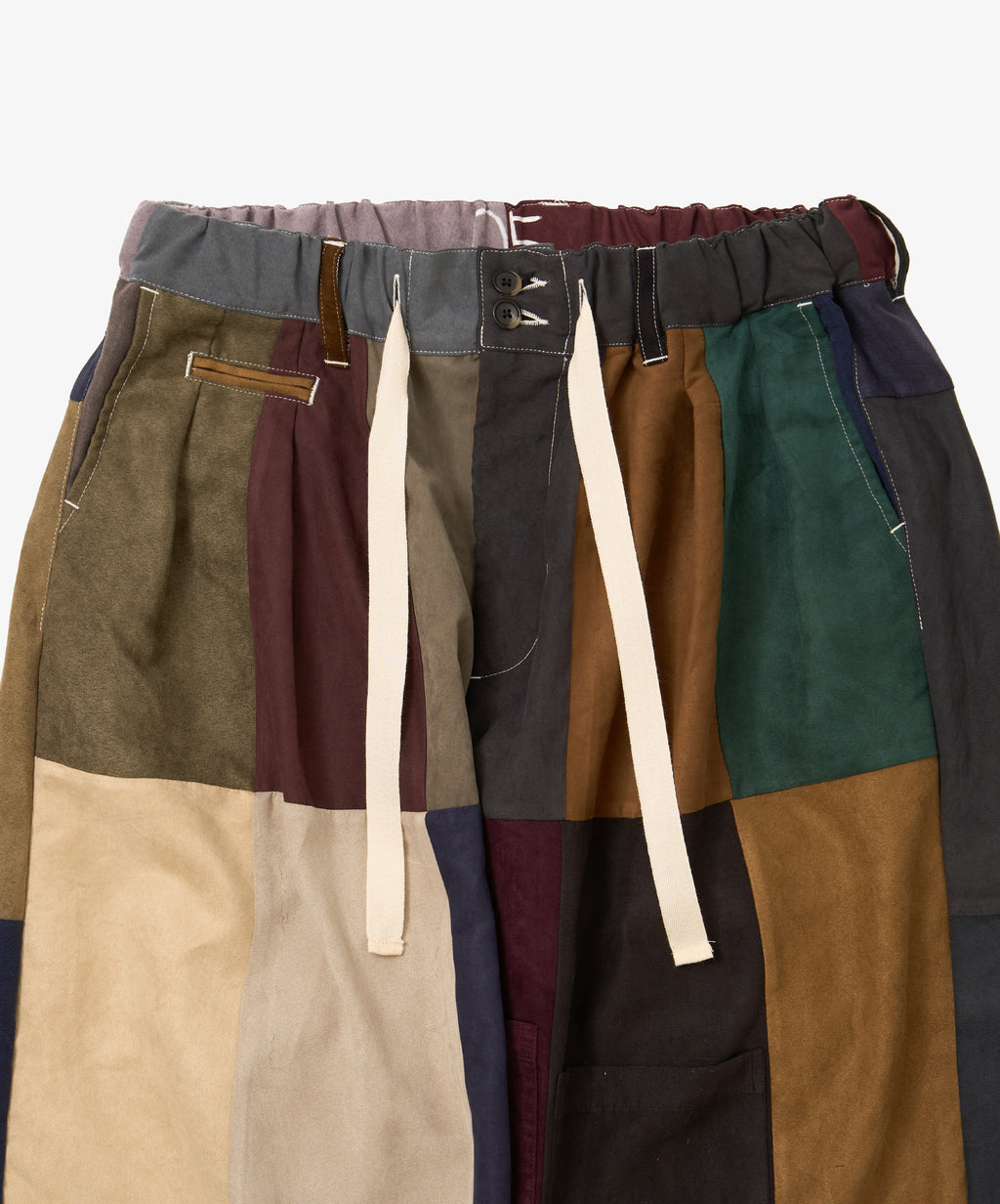 hakama pants faux suede five