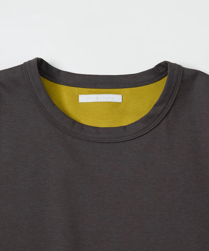 Relaxed Fit Reversible Cardboard Short Sleeve T-Shirt / Color Design