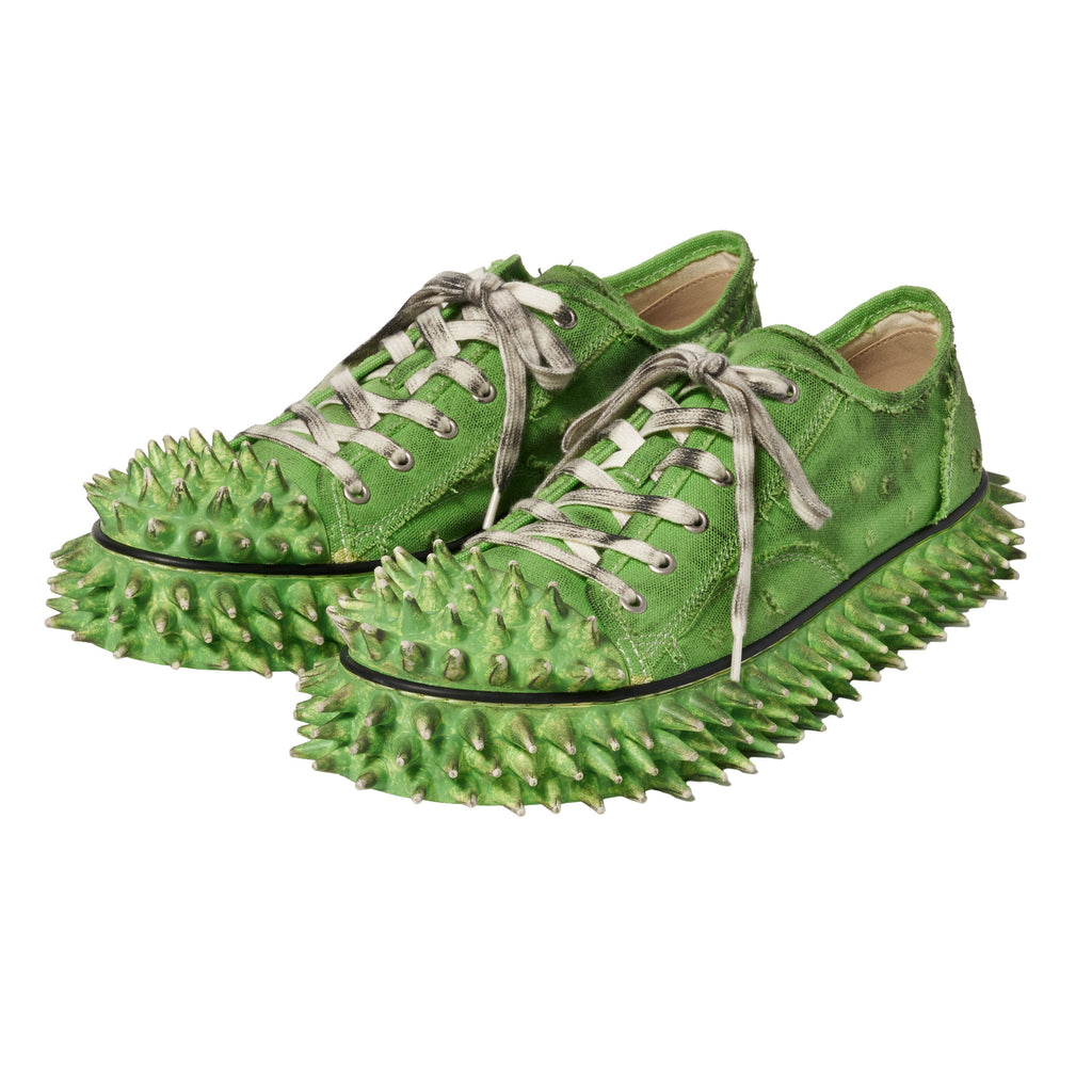 DIRTY SPIKE TOE　CAP CANVAS SNEAKER