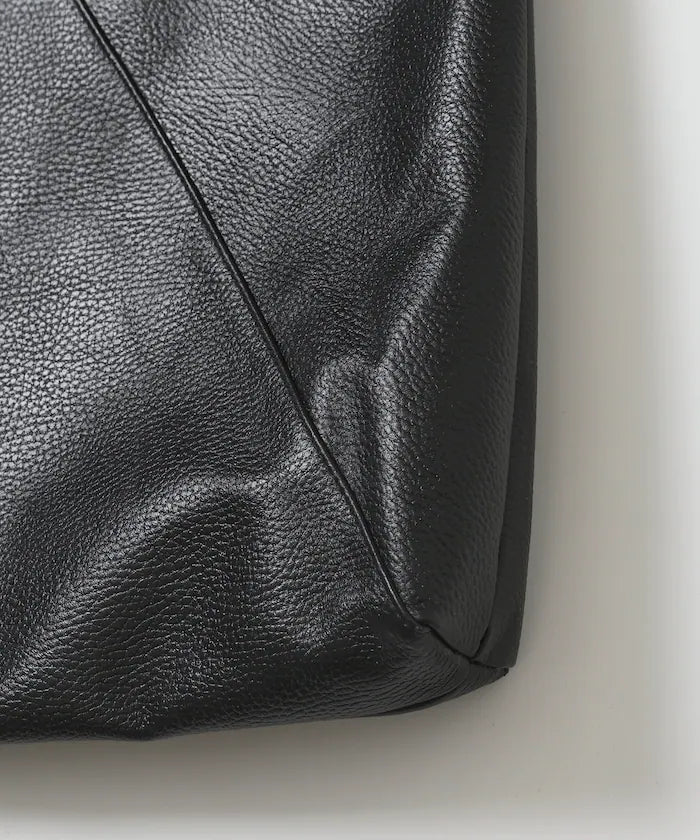 Triangle Leather Marche Bag