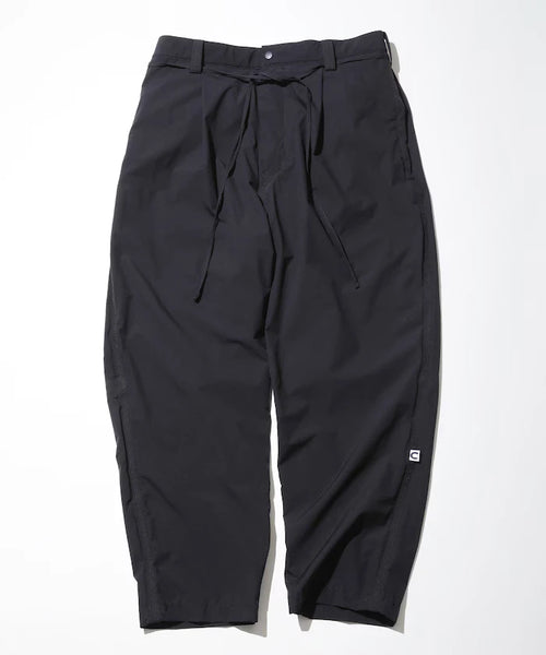 2.5Layer 1 tuck wide tapered shell pants