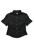 Linen Dronwork Acapella Blouse