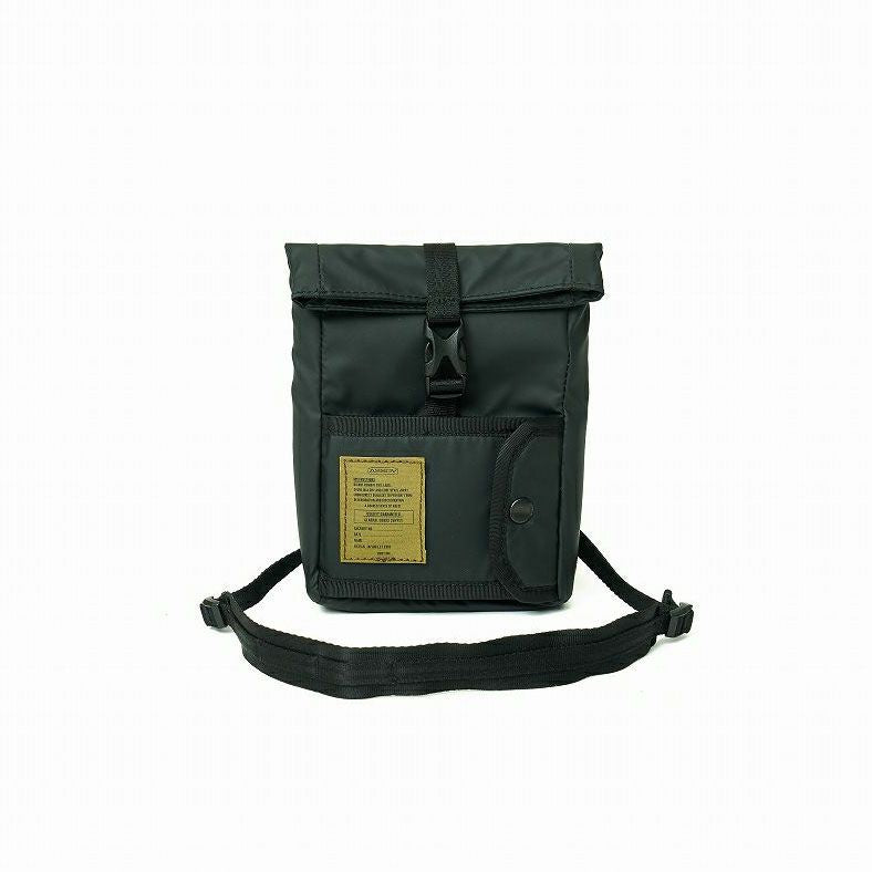 NYLON POLYCARBONATE WALLET SHOULDER/BLACK