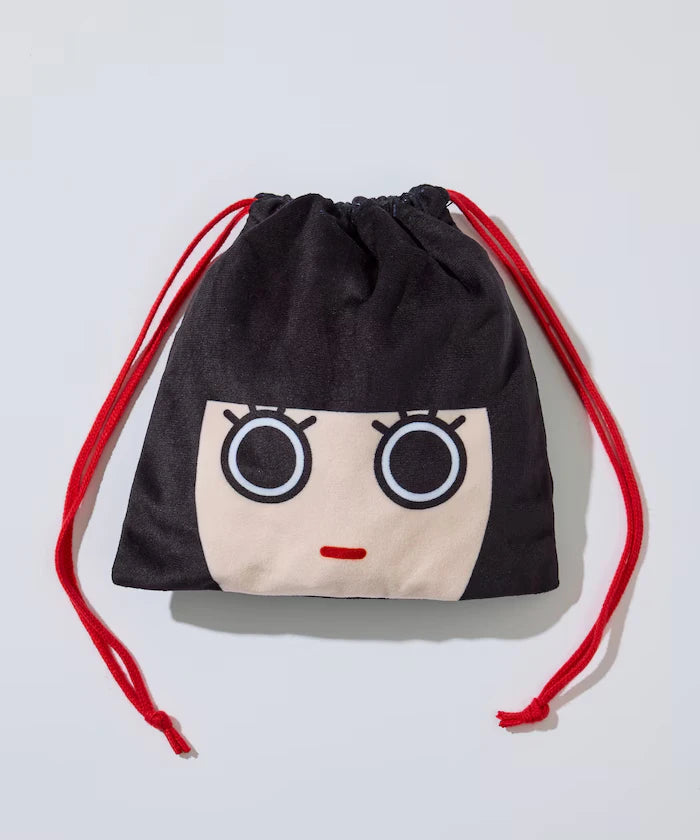 Avant Gardey Bobbed Pattern Drawstring Pouch
