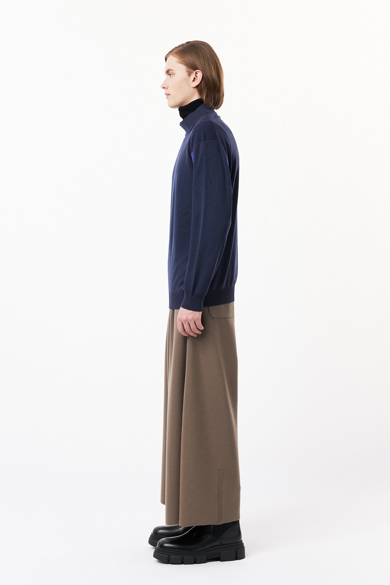 DF WOOL MOCKNECK PULLOVER