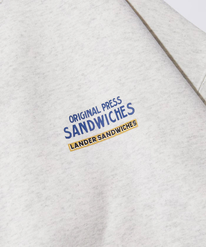 LANDER SANDWICHES×FREAK'S STORE/ Lander Limited Edition Big Silhouette Back Print Crewneck Sweat 【Limited Release】