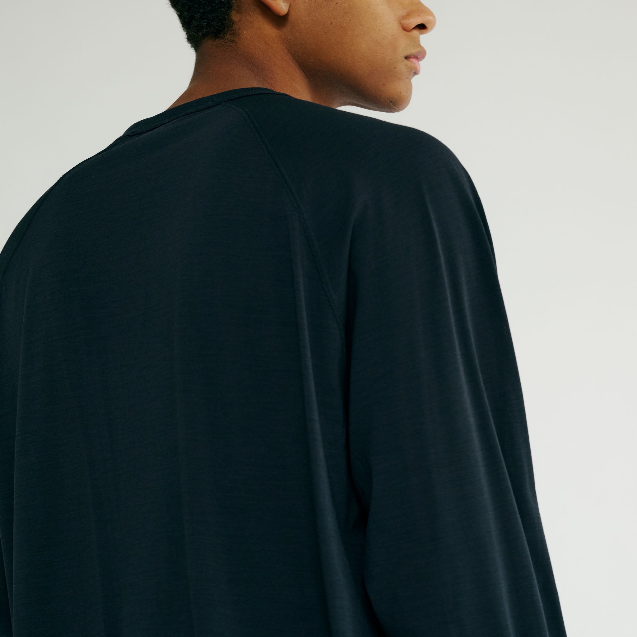GL69486 / 1/48 SUMMER WOOL RAGLAN CREW NECK SHIRT