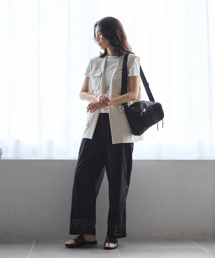 Panel Lace Easy Pants / Compatible with Setup - February 12, 12:00 Release