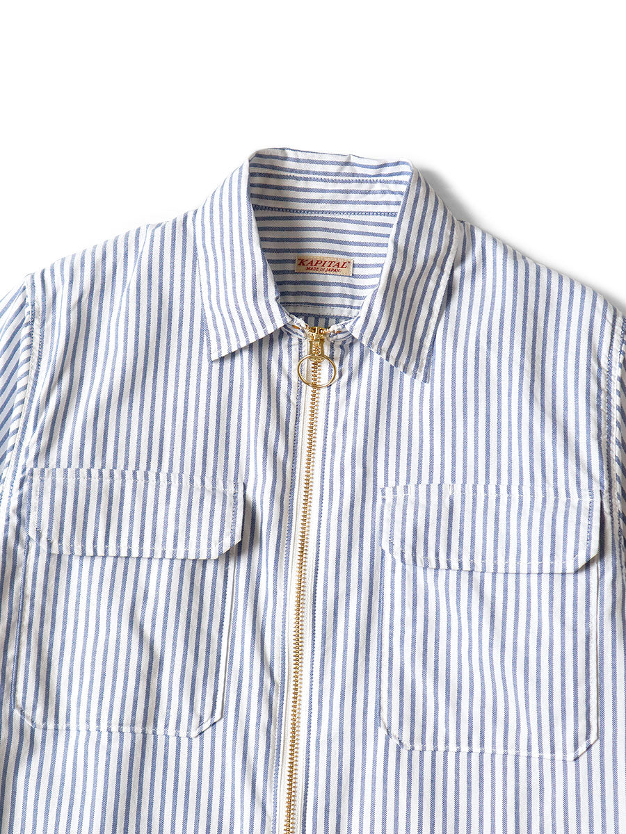 OX Stripe Drizzler Work Shirt Dress