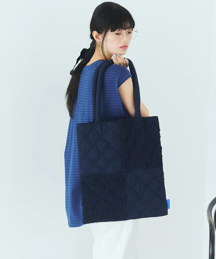 Flower Quilt Patchwork Tote Bag