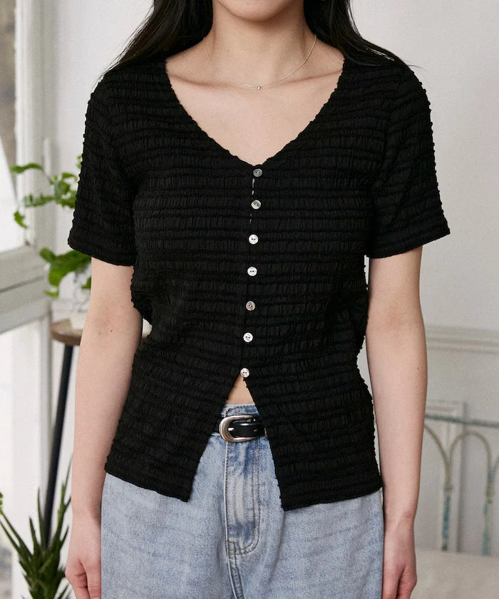 V-Neck Half Sleeve Cardigan Limited Edition