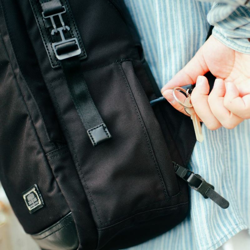 EXCLUSIVE BALLISTIC NYLON DAY PACK/BLACK