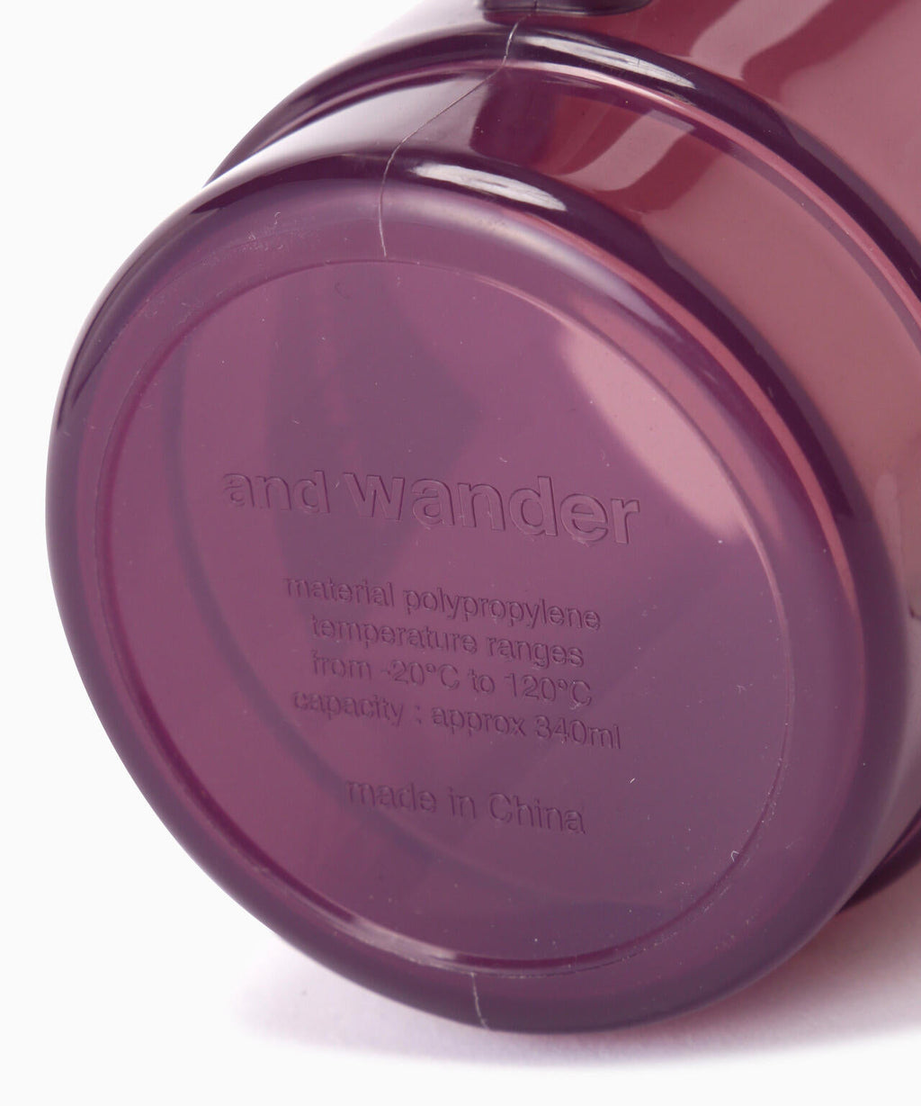 and wander logo PP mug