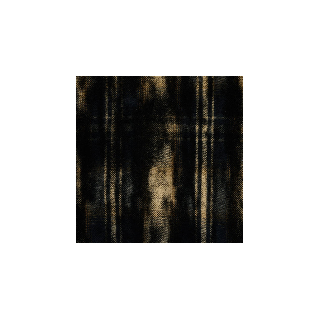 DUST FLOCKY PAJAMA SHIRT：BLACK