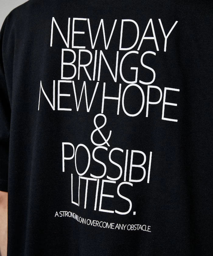 Love Pop Studio New Day Typography T-Shirt