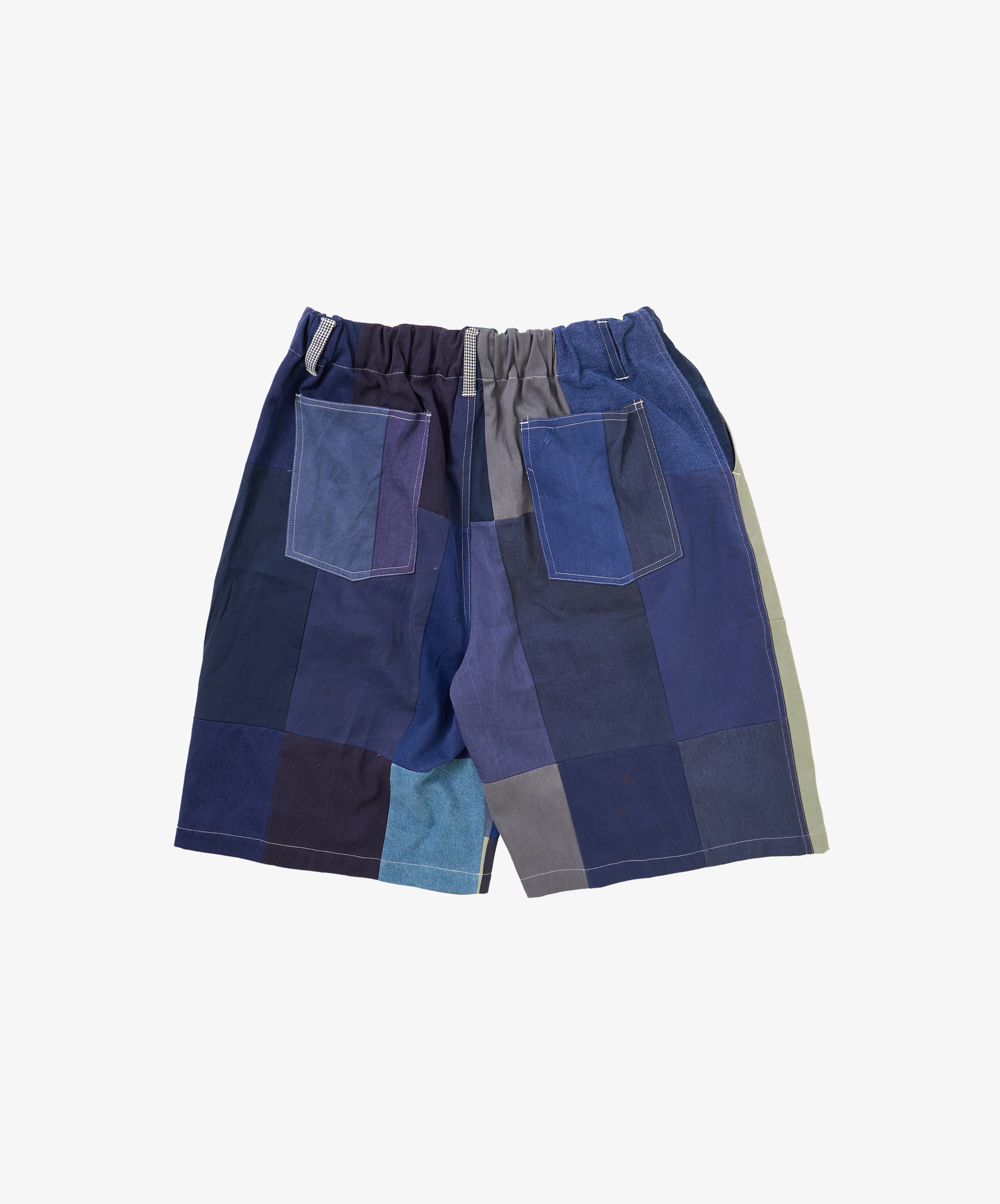 circular shorts bleu de travail three