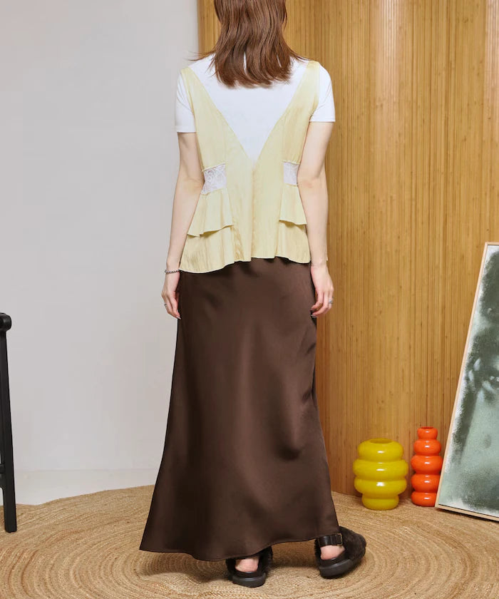 Switch Race Vintage Satin Ribbon Vest [Limited Release]