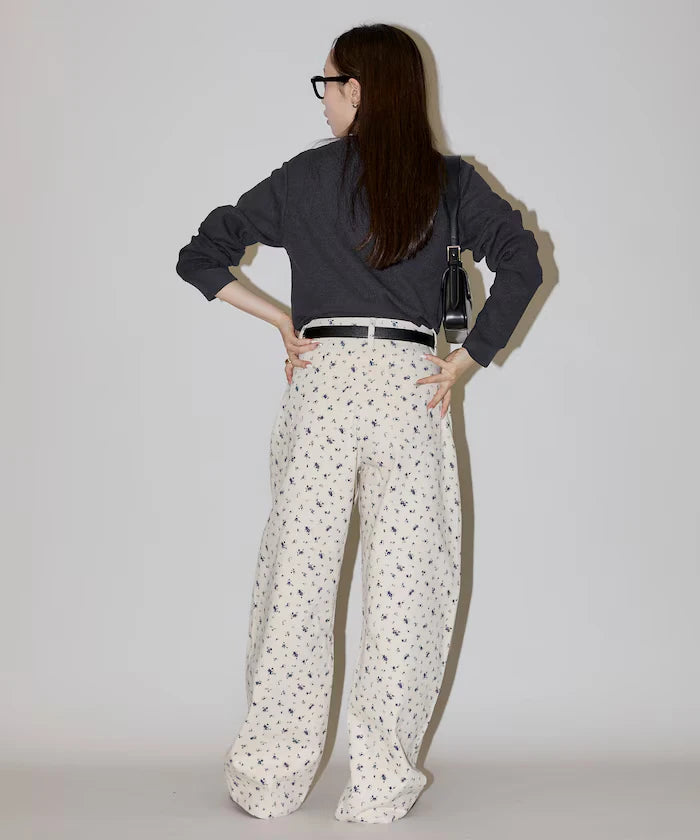 Mini Waffle Henley Neck Cropped Long Sleeve T Limited Edition