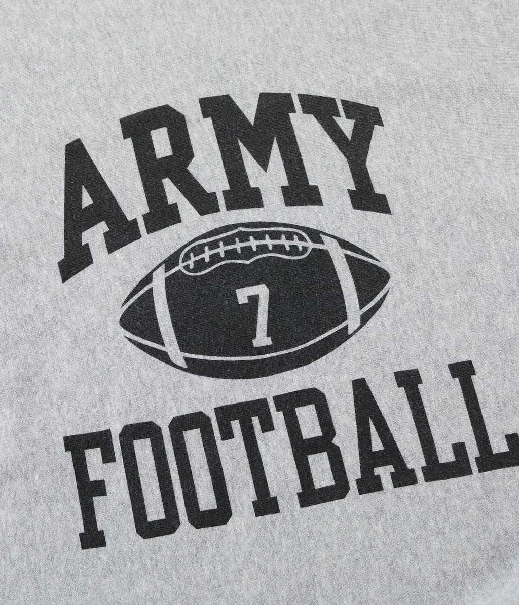 HORIZONTAL KNITTING SWEAT SHIRT ���ARMY FOOTBALL���