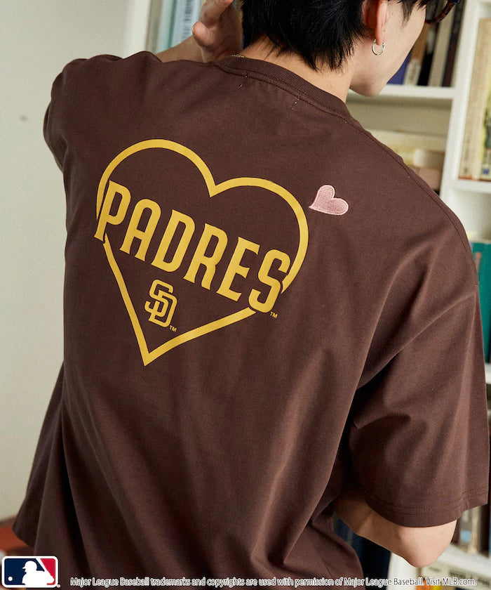 MLB Back Print Heart T-Shirt