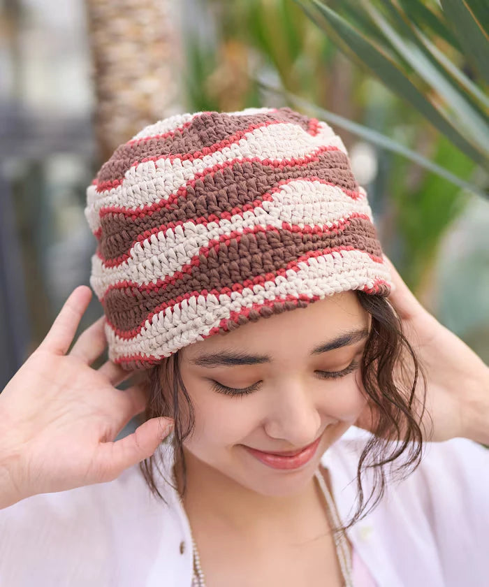 Wave Hand-Woven Knit Hat