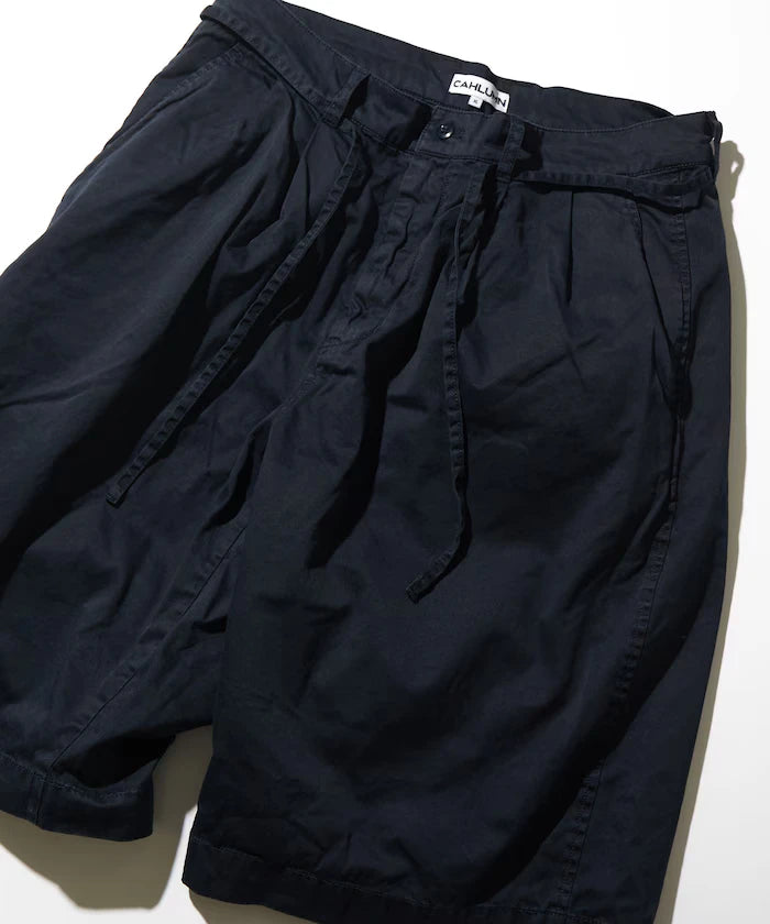 Extra Long Staple Organic Cotton 2 Tuck Chino Shorts