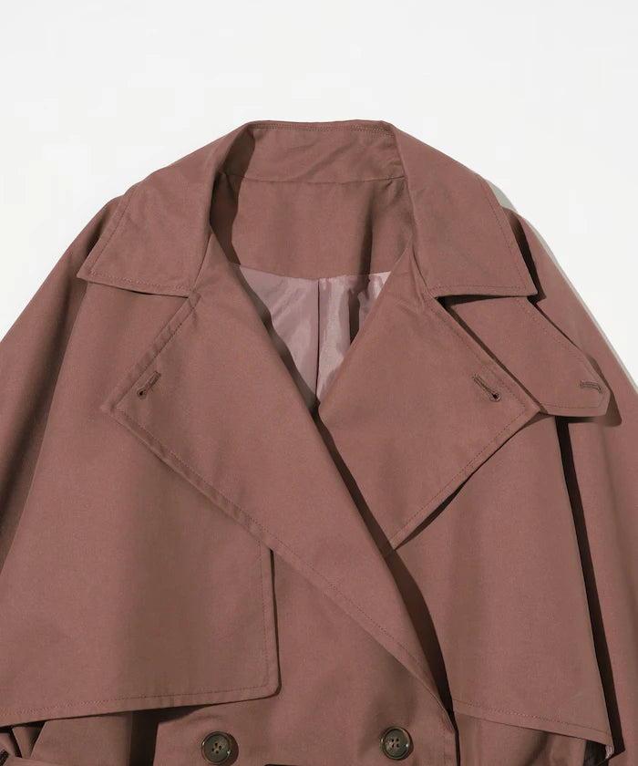 T/C Chambray Short Trench Coat