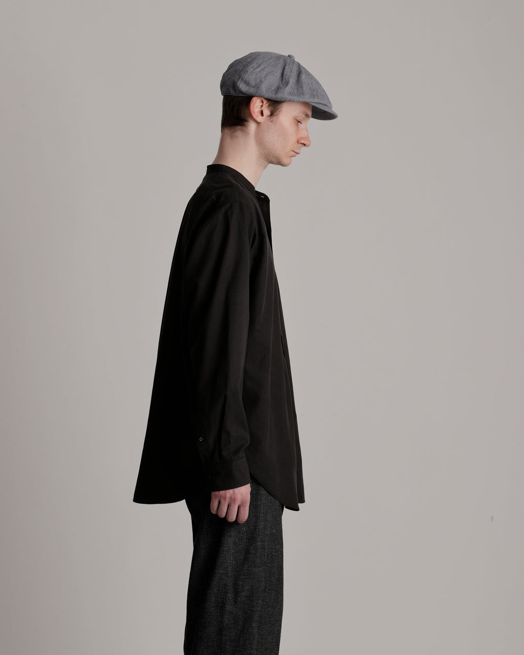 LOT.104 BAND COLLAR SHIRT