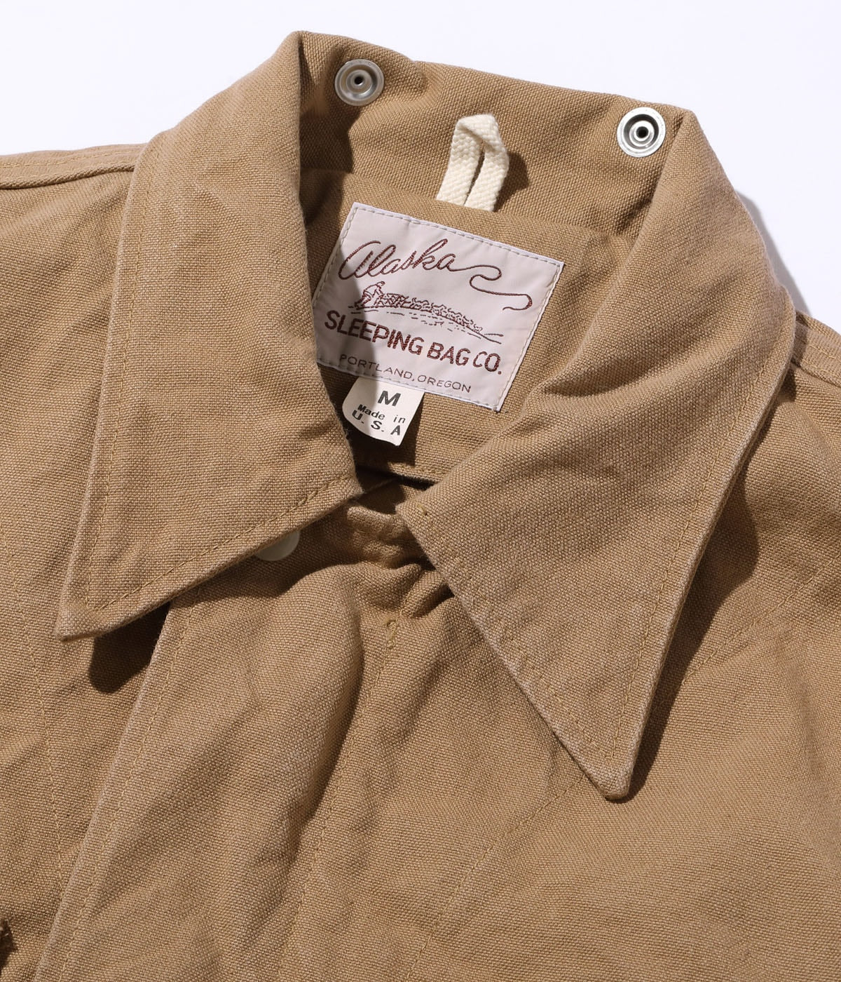 ALASKA SLEEPING BAG COTTON CANVAS, MADE IN USA “VIKING” JACKET