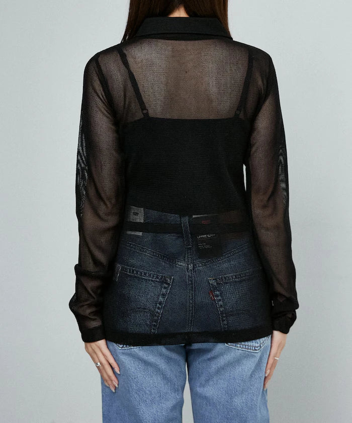 Mesh Shirt Cardigan Limited Edition