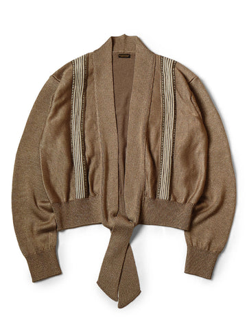 7G Retro Striped Opera Cardigan