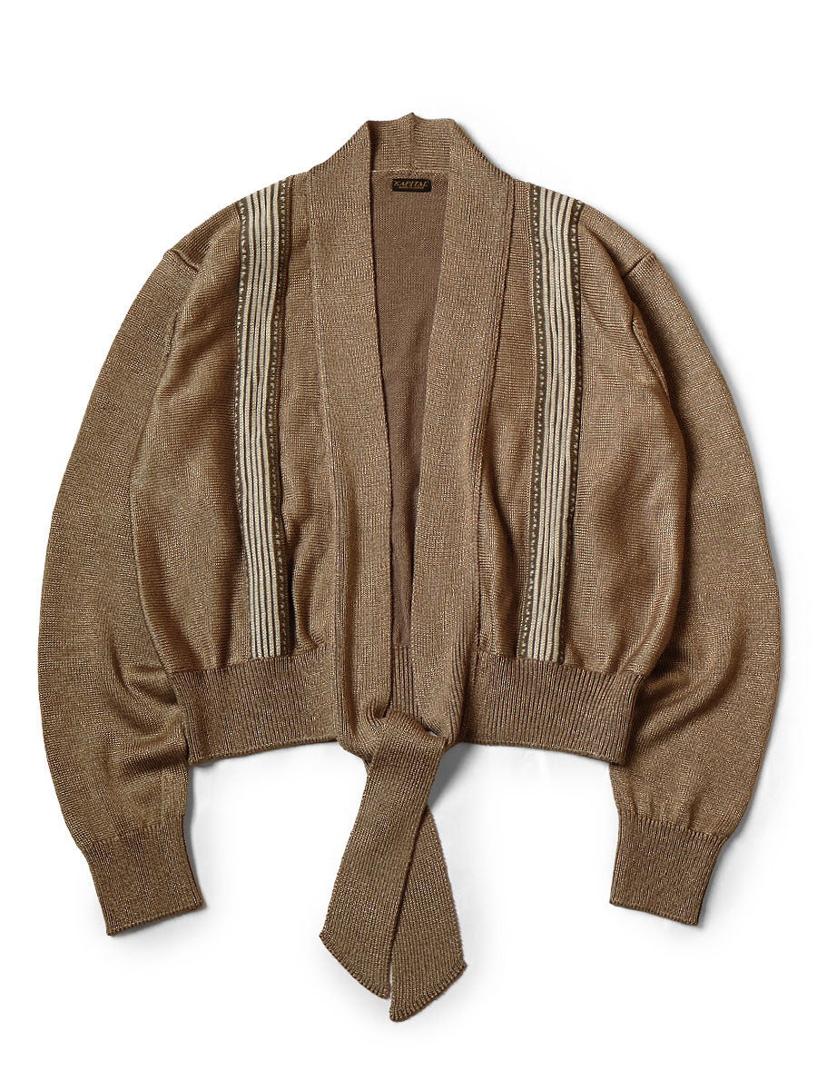 7G Retro Striped Opera Cardigan