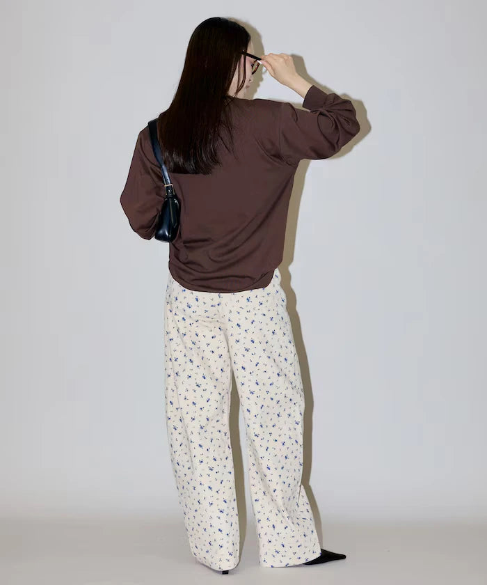 Box Logo Bead Embroidery Big Silhouette Long Sleeve T-Shirt Limited Edition