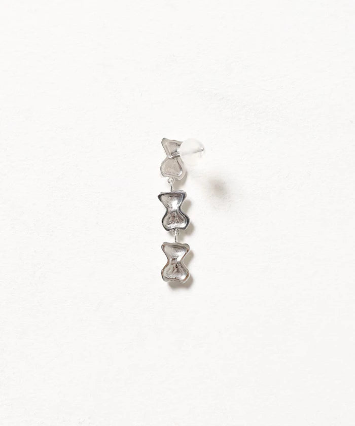 SILVER925 BEAR 3-Pair Earrings 【Limited Edition】/Single Ear