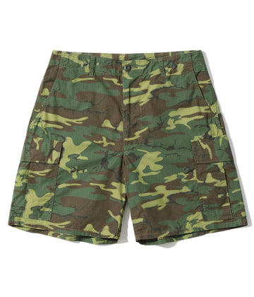 TROUSERS, MAN'S, CAMOUFLAGE COTTON, WIND RESISTANT POPLIN, CLASS 2 SHORTS