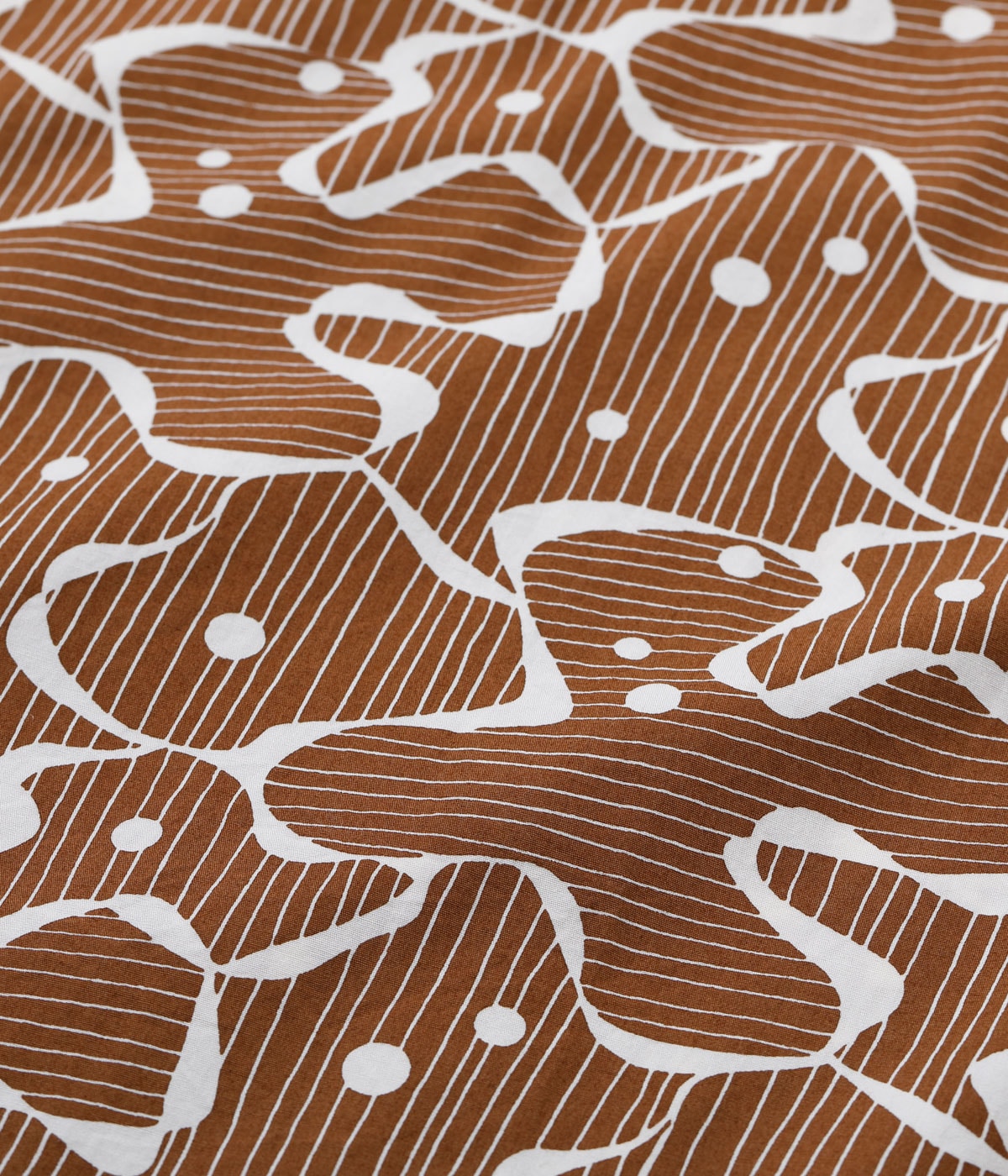 Typewriter Cotton Open Shirt "Water Surface"