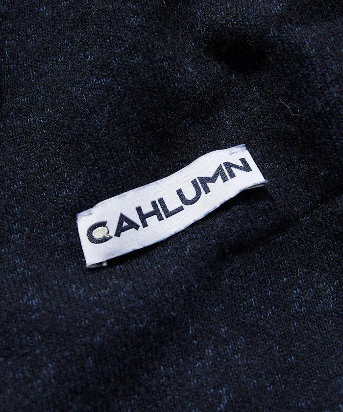 Merino Wool＋Cotton Loop Back V-neck Sweatshirt